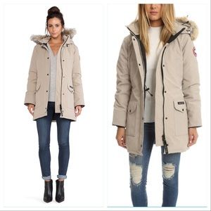 Canada Goose Trillium Parka Coyote Fur Trim XS ❤️
